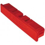 Embout en plastique de règle aluminium 100x18mm rouge - taliaplast - 380110 Embout en plastique de règle aluminium 100x18mm rouge - taliaplast - 380110
