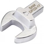 Embout rectangulaire 9x12 � fourche d�port�e pour cl� dynamom�trique dfc0 - 18 - ouverture 18 mm sam ...