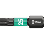 Embout torx impact wera 867 / 1 imp dc tx25 25x25mm 1 / 4  hex