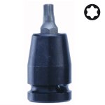 Embout torx t45 a chocs court carr� 1 / 2