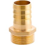 Embout de tuyau en laiton g1 (32, 5mm) mle x 1  douille, raccord de tuyau en laiton crochet 25mm x ...