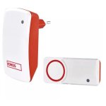 Emos p5750 kit de sonnette de porte rouge et blanc