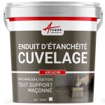 Enduit d'etanchéité hydrofuge - enduit de cuvelage pour béton, support maçonné arcacim gris 5 kg Enduit d'etanchéité hydrofuge - enduit de cuvelage pour béton, support maçonné arcacim gris 5 kg