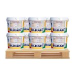 Enduit façade, crepi grains fins, application rouleau, 25 kg ecran 77 10 x 25 kg blanc Enduit façade, crepi grains fins, application rouleau, 25 kg ecran 77 10 x 25 kg blanc