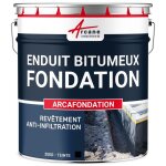 Enduit pour fondations murs enterr�s bitumeux noir hydrofuge parpaing b�ton brique bois arcafondation ...