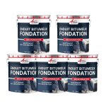 Enduit pour fondations murs enterrs bitumeux noir hydrofuge parpaing bton brique bois arcafondation ...
