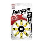 Energizer blister de 8 piles auditives ez turn & lock zinc - air n10 pr70 1. 4 v