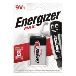 Energizer blister pile alcaline max 9 v / 6lr61 / e - block