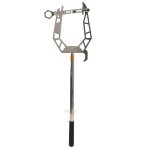 Enfile - corde d'amarrage telescopique en acier inoxydable en forme de u pour un amarrage facile Enfile - corde d'amarrage telescopique en acier inoxydable en forme de u pour un amarrage facile