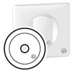 Enjoliveur antimicrobien pour prise t�l�vision m�le ou typef � visser - c�liane - blanc - 067747 - legrand ...