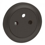 Enjoliveur c�liane pour prise de courant 2p + t surface - finition graphite - legrand