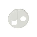 Enjoliveur cliane pour prise tlphone rj45 et tv simple - blanc - legrand