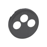 Enjoliveur cliane pour prise tv - r - sat - finition graphite - legrand