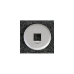 Enjoliveur central couleur titane pour mecanisme prise hp simple (067311) celiane