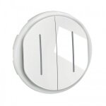 Enjoliveur pour double interrupteur ou va - et - vient t�moin c�liane legrand