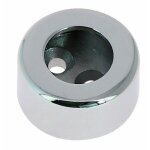 Enjoliveurs d'extr�mit�s pour tubes de penderie ronds - chrom� - 20mm duval