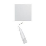 Enjoliveur hager gallery pour interrupteur  tirage - 2 modules - blanc