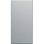 Enjoliveur hager gallery pour va - et - vient - 1 module - titane