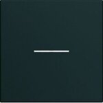 Enjoliveur hager gallery pour va - et - vient � voyant - 2 modules - noir