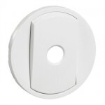 Enjoliveur interrupteur ou va - et - vient intuition c�liane - blanc