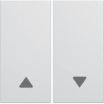 Enjoliveur interrupteur volet roulant gallery - blanc pure - wxd300b - hager