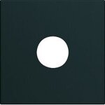 Enjoliveur prise tv hager gallery - 2 modules - noir