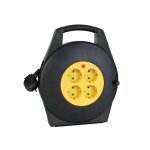 Enrouleur de cable 10m - 3g1. 5 - 4 prises