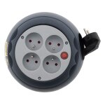 Enrouleur domestique - 4 prises 16a - 3g1mm - 3m - zenitech Enrouleur domestique - 4 prises 16a - 3g1mm - 3m - zenitech