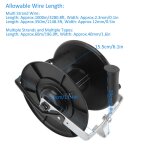 Enrouleur de fil de clôture électrique, manuel, haute résistance, abs, bobine de corde électrifiée, enrouleur ... Enrouleur de fil de clôture électrique, manuel, haute résistance, abs, bobine de corde électrifiée, enrouleur ...