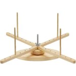 Enrouleur de fil portable en bois de style amish, outil de finition de fil pour travaux d'aiguille sur ...
