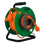 Enrouleur jardin étanche ip44 câble orange 3g1, 5 mm 17 + 3m avec prise 16a 2p + terre à clapet & coupe ... Enrouleur jardin étanche ip44 câble orange 3g1, 5 mm 17 + 3m avec prise 16a 2p + terre à clapet & coupe ...