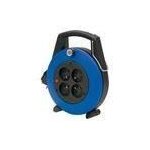 Enrouleur menager 4 prises (5m) confort - line bleu