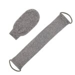 Ensemble de 2 gants exfoliants en fibres de bambou lava strap pour le corps et le visage, pour femmes ...