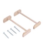 Ensemble de 2 perchoirs en bois pour poulets, grand support pour oiseaux, barre d'entraînement pour poules, ... Ensemble de 2 perchoirs en bois pour poulets, grand support pour oiseaux, barre d'entraînement pour poules, ...