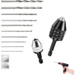 Ensemble 3 en 1 mandrin perceuse inclure 2 mandrin 0. 3 - 6. 5 mm 3. 6mm et 1 bote de mini perceuse ...