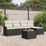 Ensemble de 5 canapés de jardin avec coussins rotin synthétique brun, canapé de jardin 2 places avec ... Ensemble de 5 canapés de jardin avec coussins rotin synthétique brun, canapé de jardin 2 places avec ...