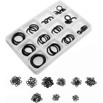 Ensemble de 50 joints toriques assortis noirs, 12 tailles, kit de plomberie, robinet  air, robinet  ...