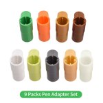 Ensemble d'adaptateurs de stylo, support de marqueur de remplacement pour sharpie / bic / crayola, compatible ...