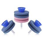 Ensemble d'affteuses de lames de tondeuse  gazon 3 pices - fixation rapide et facile pour un afftage ...