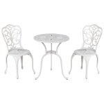 Ensemble pour bistro blanc blanc cassé triora / dascio Ensemble pour bistro blanc blanc cassé triora / dascio