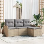 Ensemble de canapé de jardin 4 pièces avec coussins beige rattan pe, canapé de jardin 2 places avec coussins ... Ensemble de canapé de jardin 4 pièces avec coussins beige rattan pe, canapé de jardin 2 places avec coussins ...