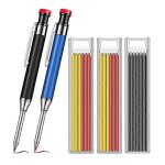 Ensemble de crayons de charpentier en mtal massif, marqueurs pour trous profonds compatibles newway ...