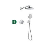 Ensemble encastr� raindance s avec mitigeur thermostatique showerselect hansgrohe