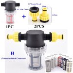 Ensemble de filtres d'arrosage de jardin de 1 / 2 pouce tuyau d'irrigation agricole filtre tuyau d'eau ...