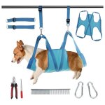 Ensemble de harnais hamac de toilettage pour animaux de compagnie, pour petits et moyens chiens, avec ...