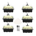 Ensemble de lampes pour plantes  12 trous, avec lampe de culture led, plateau de semis, plateau de dmarrage ...