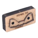Ensemble de matrices de dcoupe du cuir, moules de poinonnage manuels en forme de petit nud papillon, ...