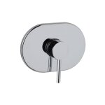 Ensemble mitigeur pour douche a encastrer chrome fassa