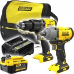 Ensemble d'outils stanley sfmck217m1s - qw (sfmcd715 + sfmcf920); 18 v; 1x4 0 ah accu.