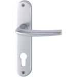 Ensemble de porte san diego 1191 / 347 hoppe alu champagne f2 - cl� l - 3230338